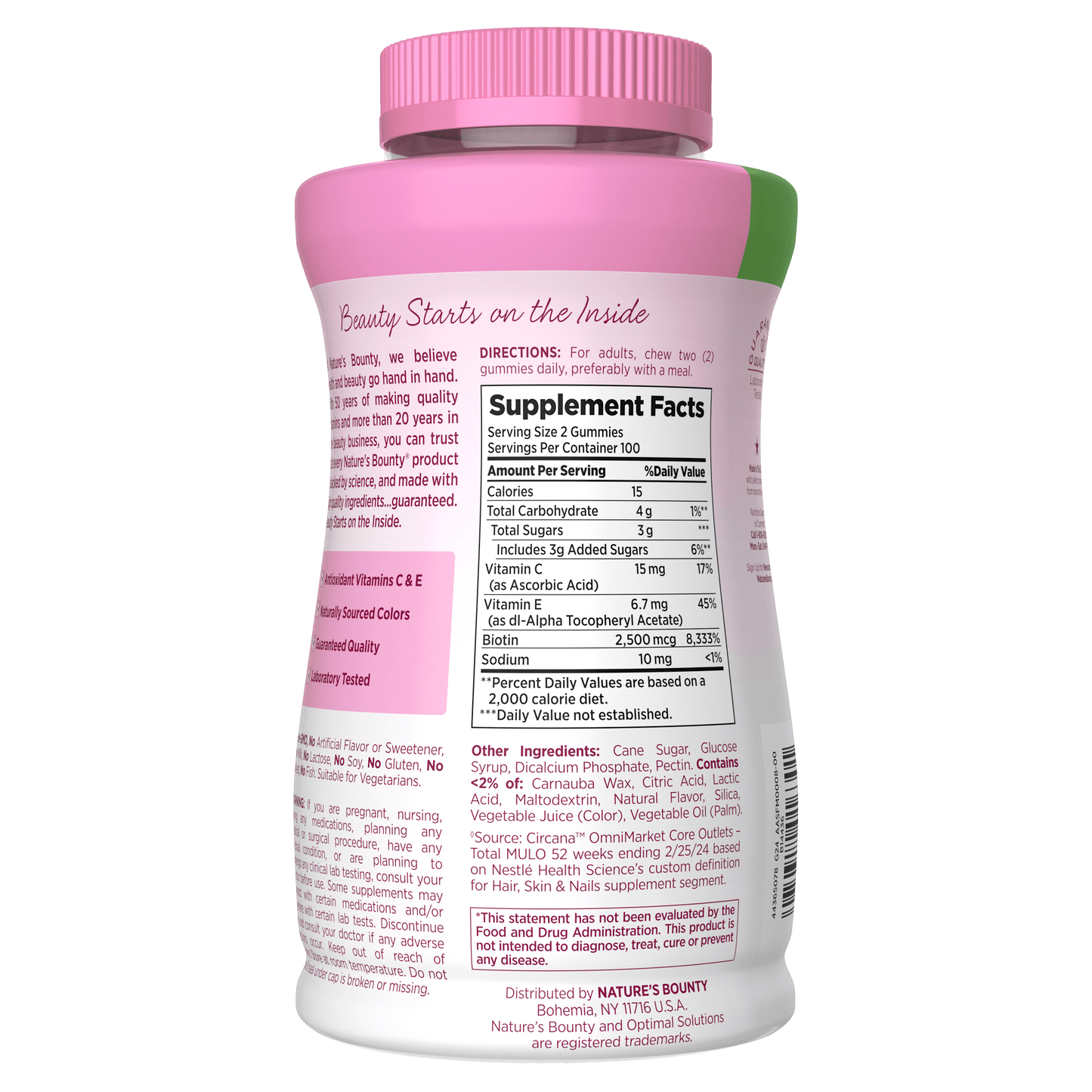 Hair, Skin and Nails Pectin Gummies