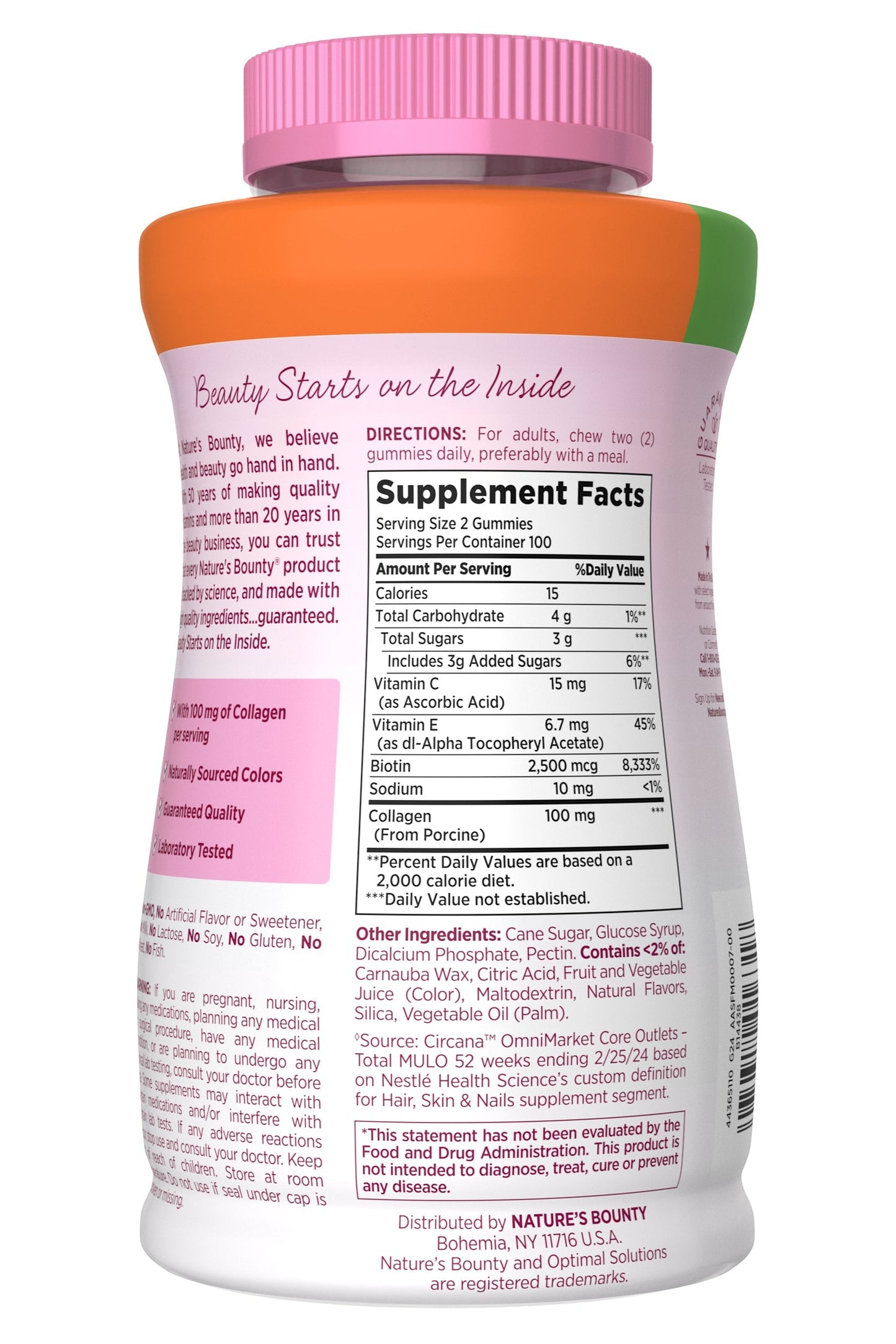 Hair, Skin & Nails + Collagen Pectin Gummies